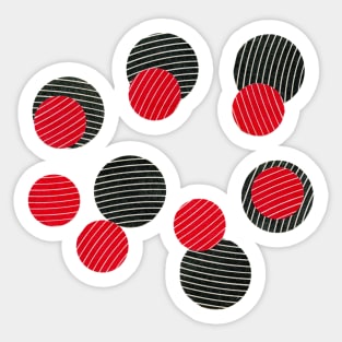 Spots and Stripes Sticker
